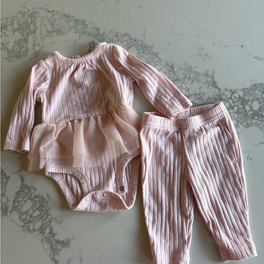Carter's Soft Pink Baby Onesie